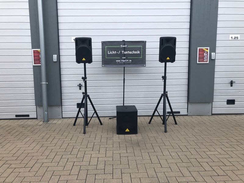 Komplettpaket 1 Musikanlage Lichttechnik PA mieten bei hüpf24