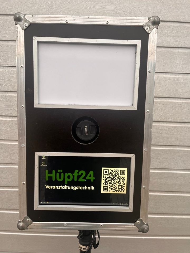 Profi Fotobox ohne Druck Fotobooth Selfiebox mieten bei hüpf24 – 2