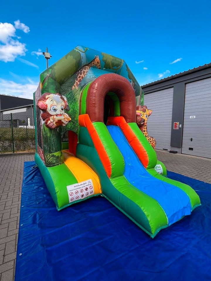 Jungle Hüpfburg Kinderparty viele Module mieten bei hüpf24 – 3
