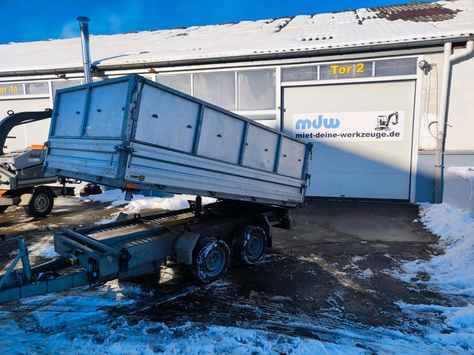 Anhänger Dreiseitenkipper mieten in Sprockhövel – für Erde & Schutt – 2