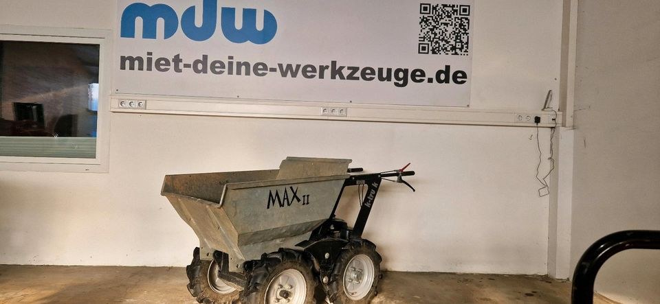Motorschubkarre Mini Dumper mieten bei miet-deine-Werkzeuge