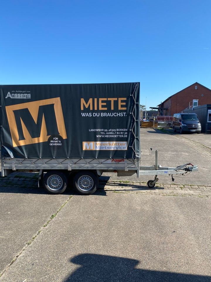 Planenanhänger mieten in Borken – für Umzug, Garten & Transport