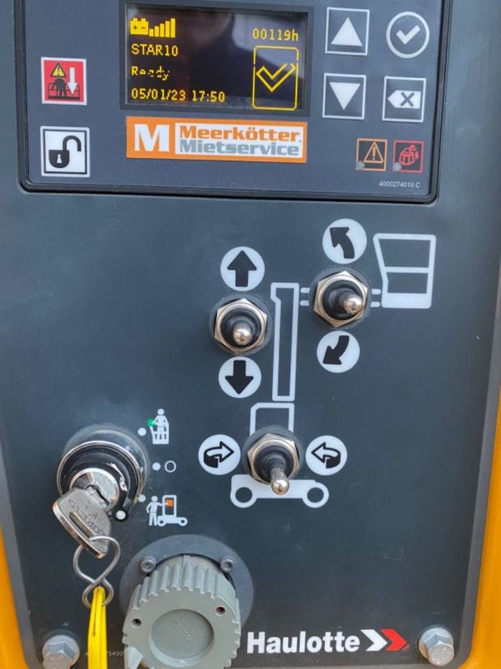 Haulotte Star 10 Teleskopmastarbeitsbühne 10m mieten in Borken – 4