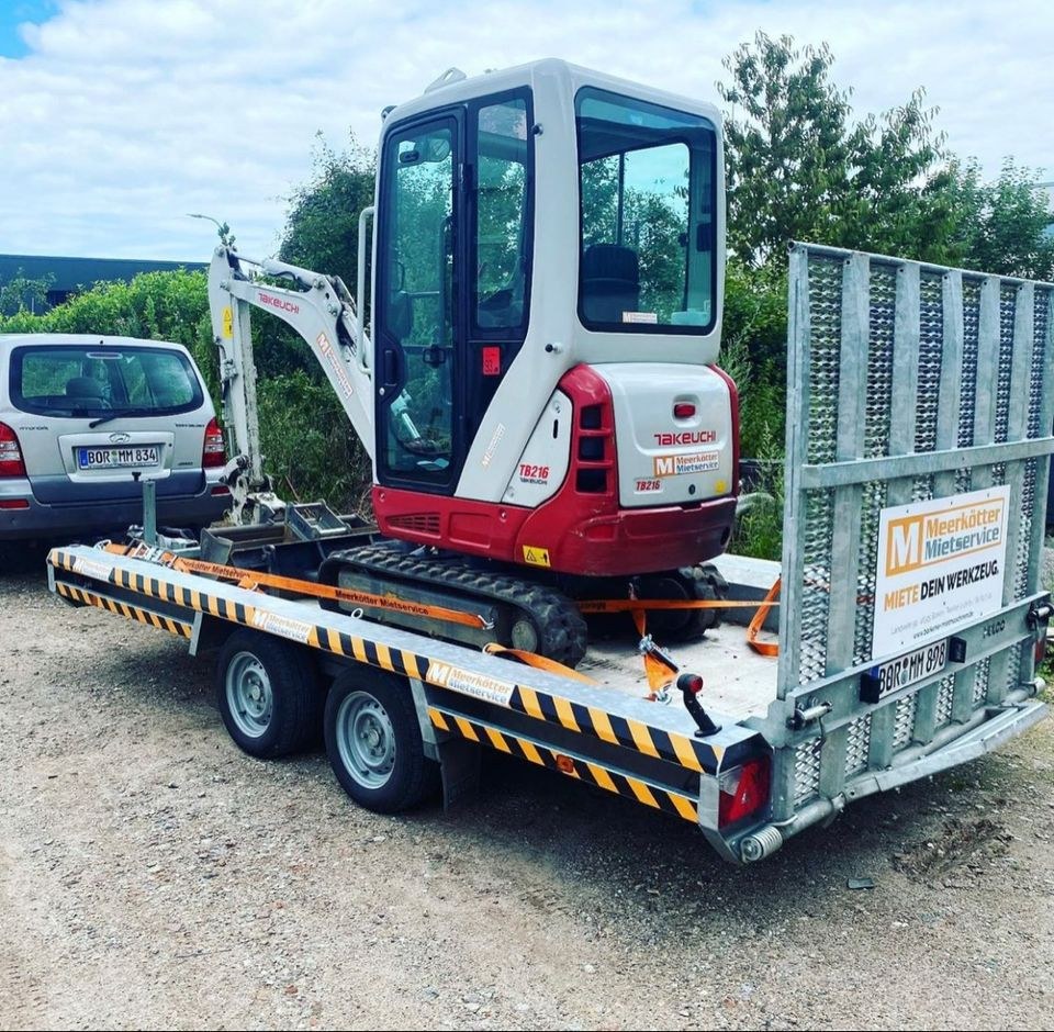 Takeuchi TB216 Minibagger 1,6 Tonnen mieten in Borken – 2