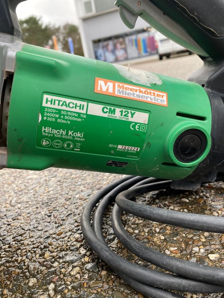 Hitachi CM12Y E Trennschleifer mieten in Borken – 4