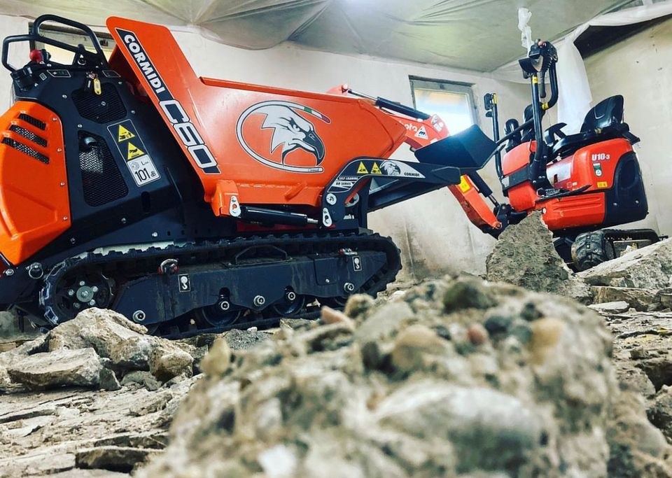Cormidi Mini Raupendumper C60 mieten in Borken – für Aushub & Schutt