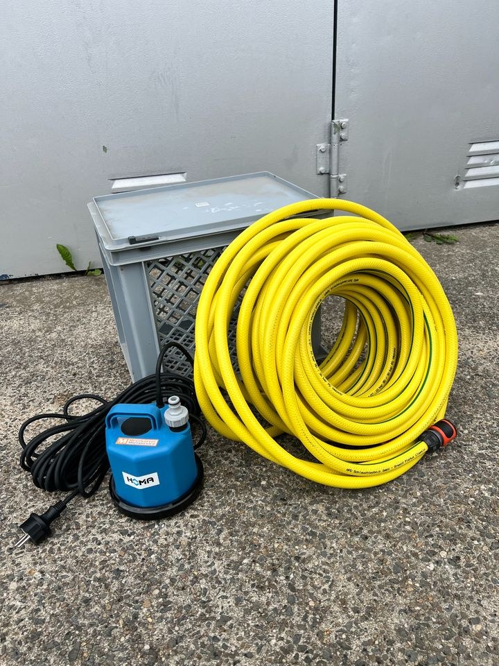 HOMA Klarwasserpumpe C80 W mieten in Borken – Wasser weg in Minuten