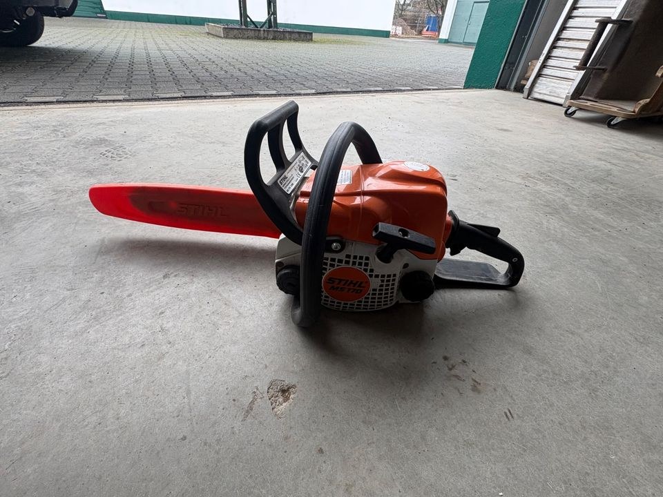 Stihl MS 170 Kettensäge Motorsäge Baumsäge mieten bei MENGTOOLS