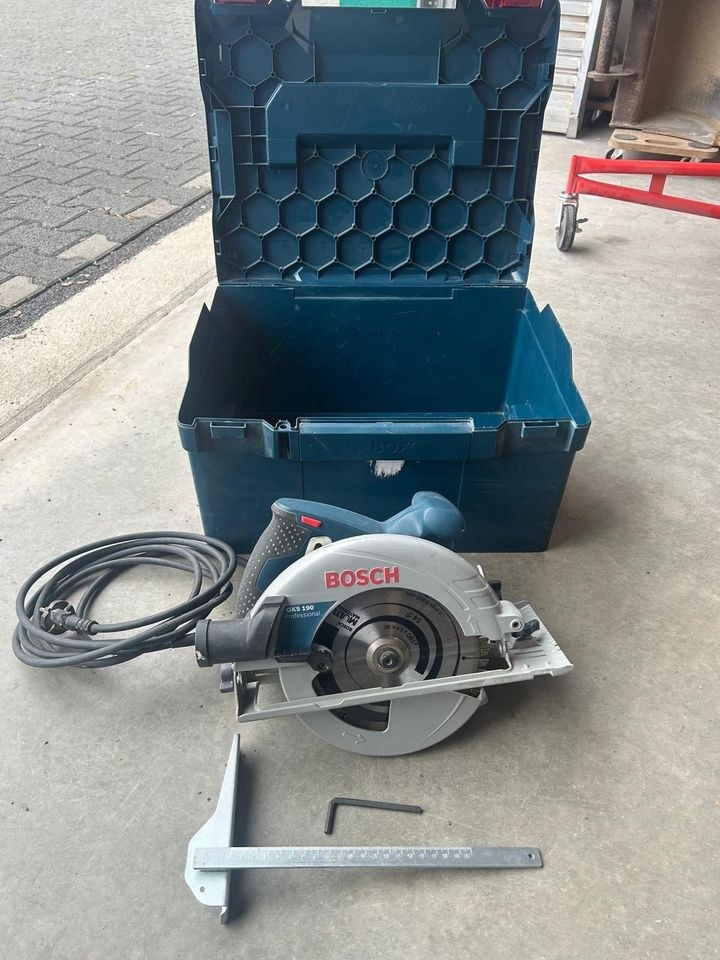 BOSCH Kreissäge GKS 190 N mieten bei MENGTOOLS – für saubere Schnitte