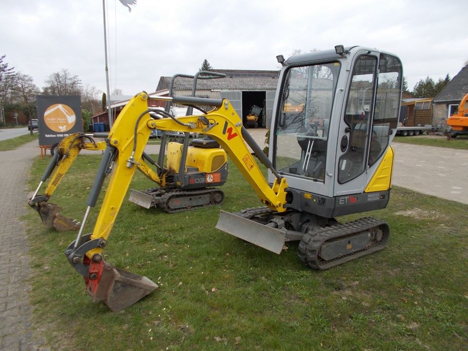 Minibagger 1,6 2,0T mieten bei André Meyer