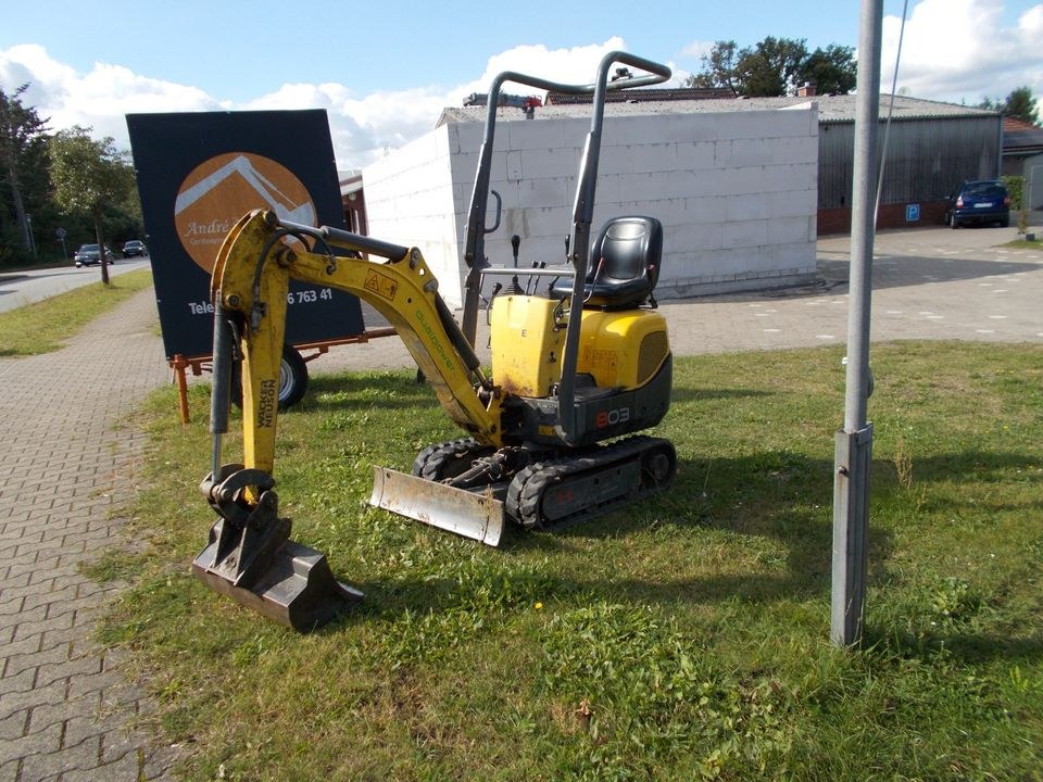 Minibagger 1,2T mieten bei André Meyer