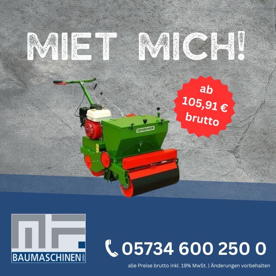 Rasenbaumaschine 800 mm Baumaschinen mieten bei MF Baumaschinen