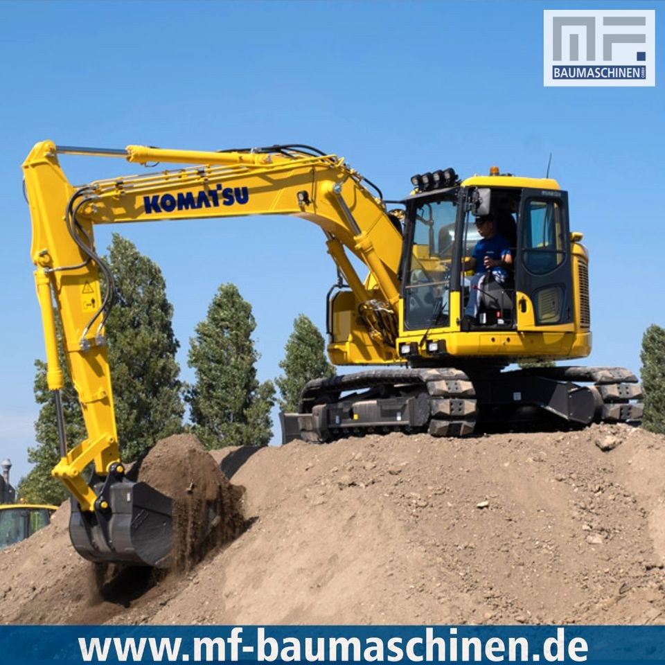 Kettenbagger PC138US 11 14,5 t mieten bei MF Baumaschinen – 2