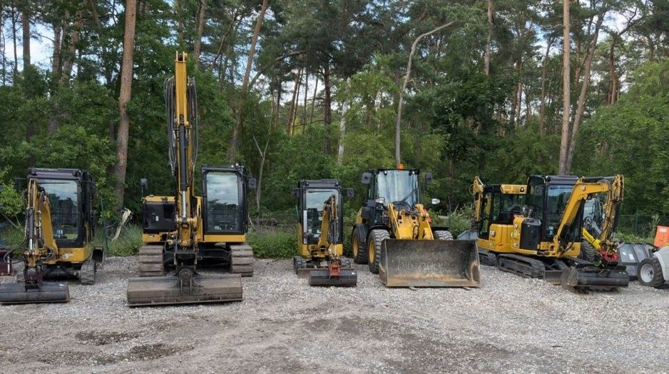 Baumaschinen Bagger Minibagger mieten bei MHmobil
