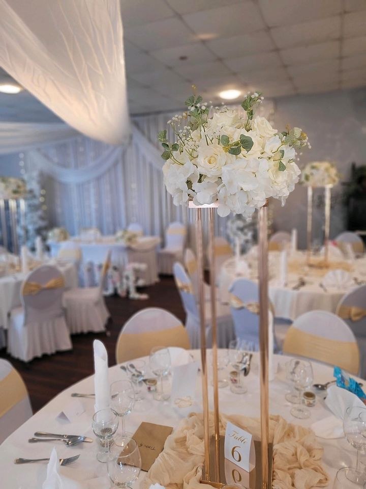 Blumenkugel Kunstblumen mieten bei M.H.Events – für die Hochzeit – 4