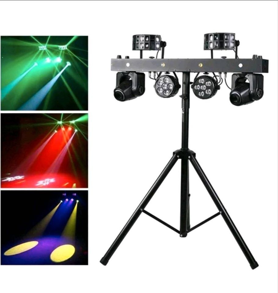 Partylicht Bühnenlicht LED Schriftzug Laser mieten bei M.H.Events