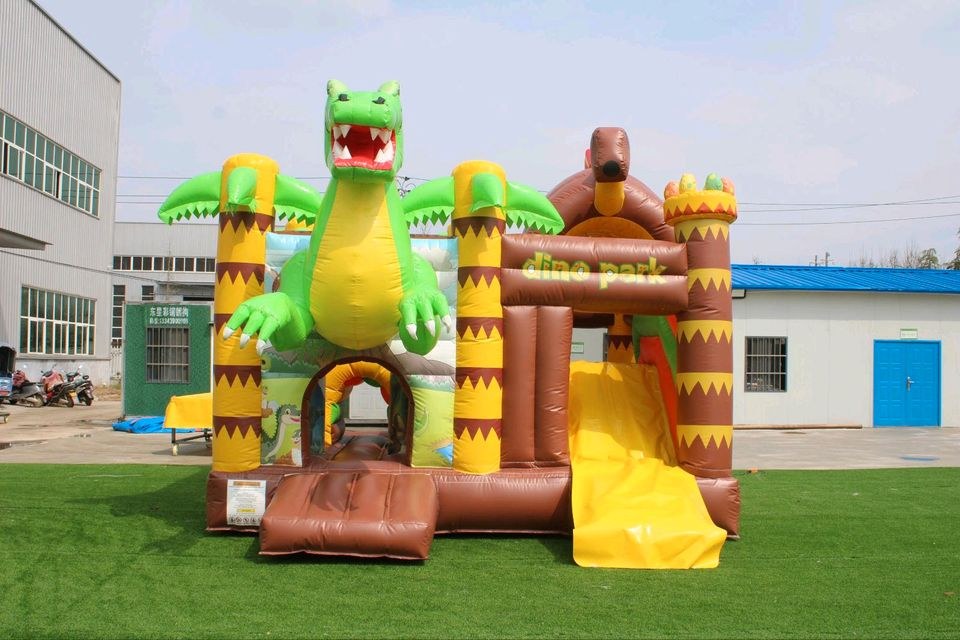 Hüpfburg Dino Rutsche mieten bei M.H.Events – Hüpfspaß für jede Feier