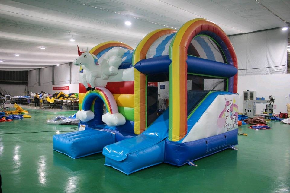 Hüpfburg Einhorn Rutsche mieten bei M.H.Events – 3