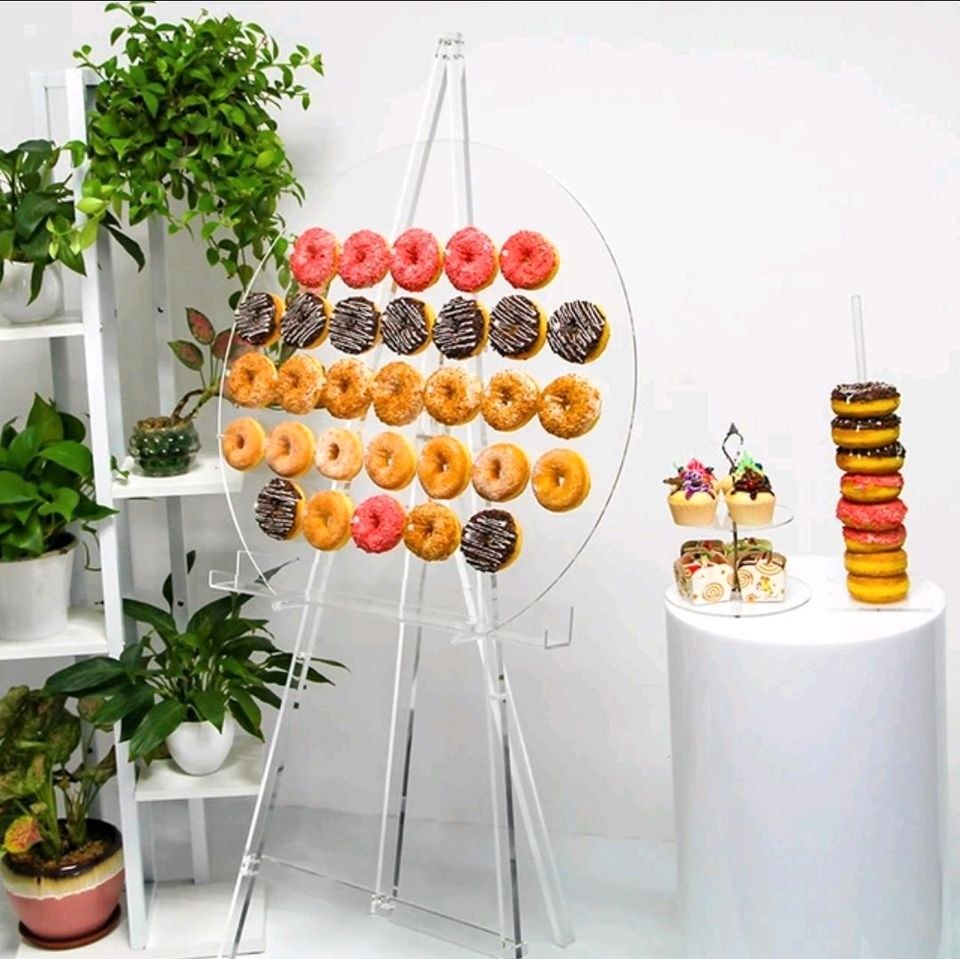 Candybar Gläser Sektwand Donut wand mieten bei M.H.Events – mobile Bar – 4