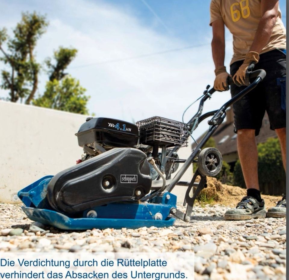 Rüttelplatte Scheppach 2300S mieten bei Miet-Express – 3