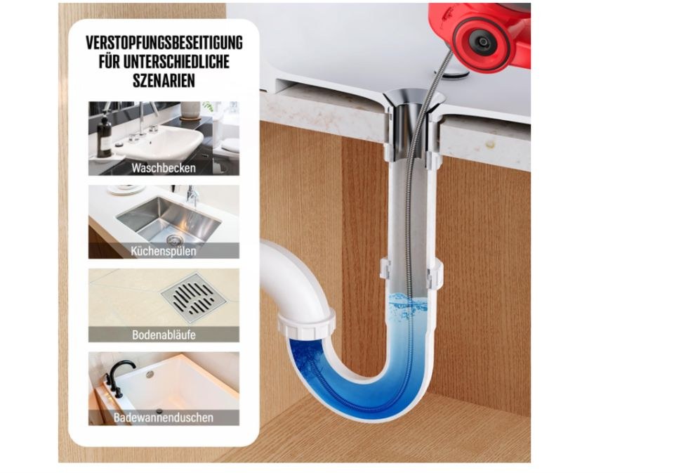 Rohrreinigungsspirale Abflussreiniger mieten bei Miet-Express – 3
