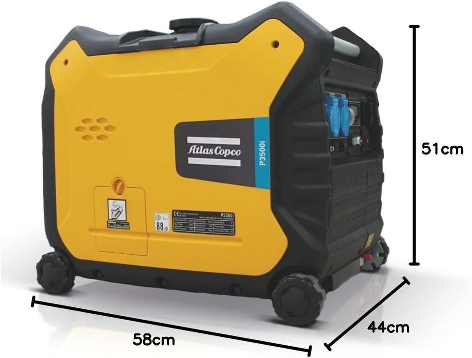 Stromaggregat Atlas Copco P3500i leiser mieten bei Miet-Express – 2