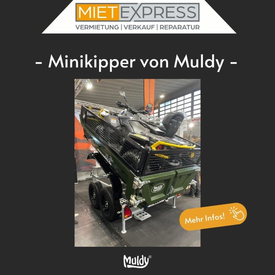 MULDY stabilste Kipp Anhänger es zurzeit gibt mieten bei Miet-Express