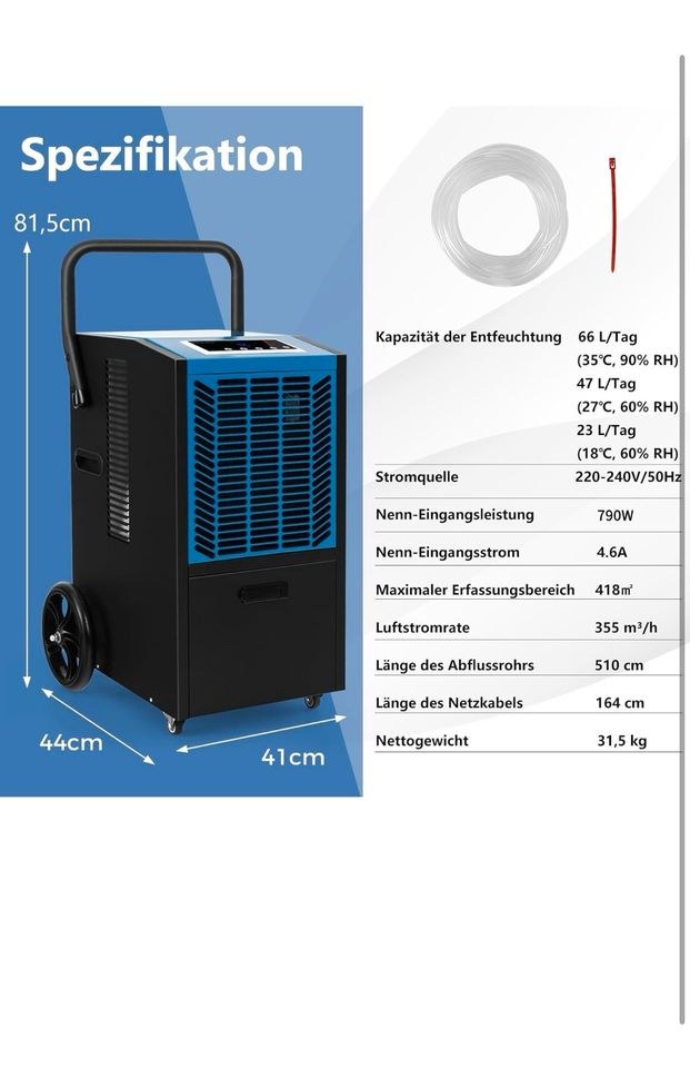 Bautrockner Luftentfeuchter mieten bei Miet-Express – 2