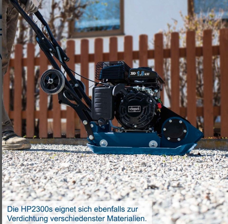 Rüttelplatte Scheppach 2300S mieten bei Miet-Express – 4