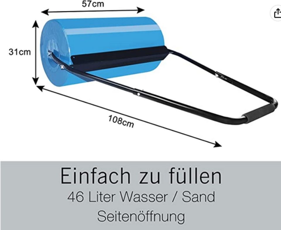 Rasenwalze mieten bei Miet-Express – für ebenen Rasen – 2