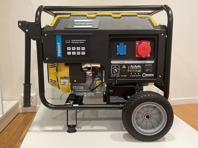 Stromaggregat 6,8 kVA Atlas Copco P6500T 230 V mieten bei Miet-Express