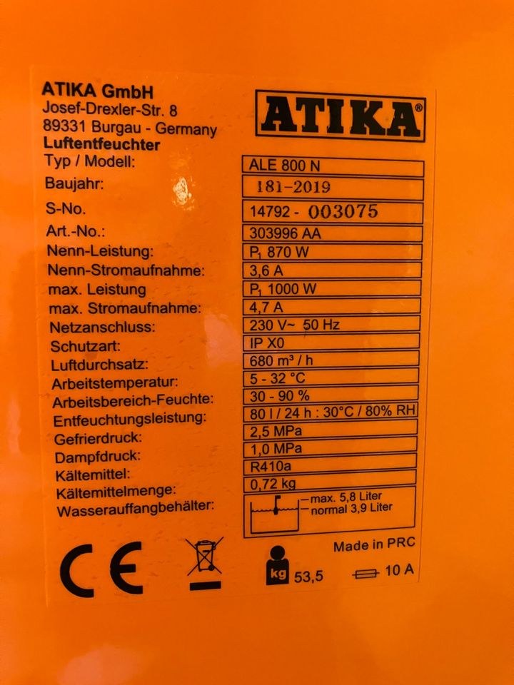 Bautrockner Luftentfeuchter mieten in Bad Zwischenahn – 2