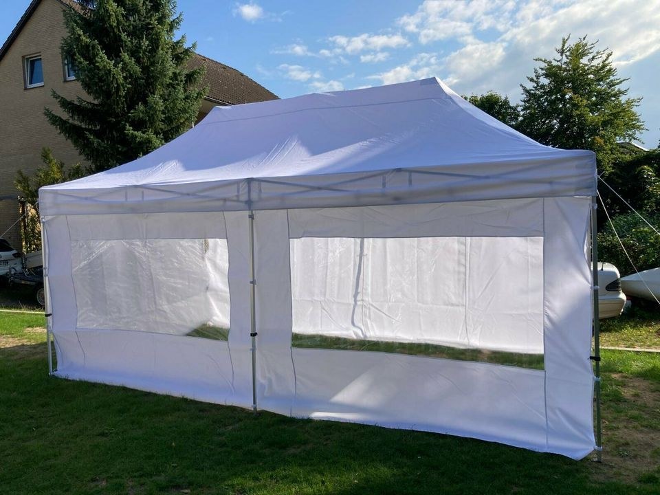 Pavillon faltbar 3x6 Meter mieten in Adendorf – in Minuten aufgebaut