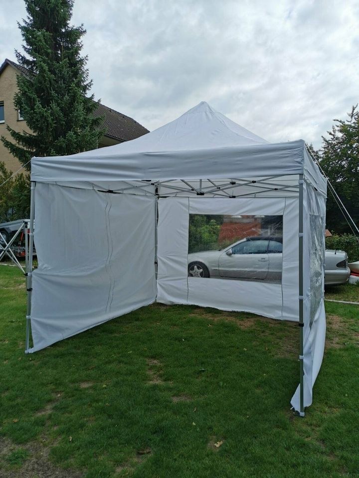 Pavillon faltbar 3x3 Meter mieten in Adendorf – in Minuten aufgebaut – 3