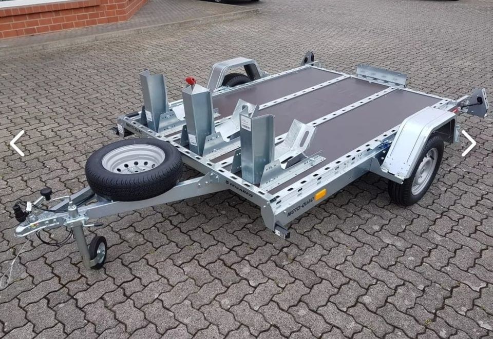 Absenkanhänger Martz GP 1 2 Motorräder mieten in Sulzbach (Saar) – 2