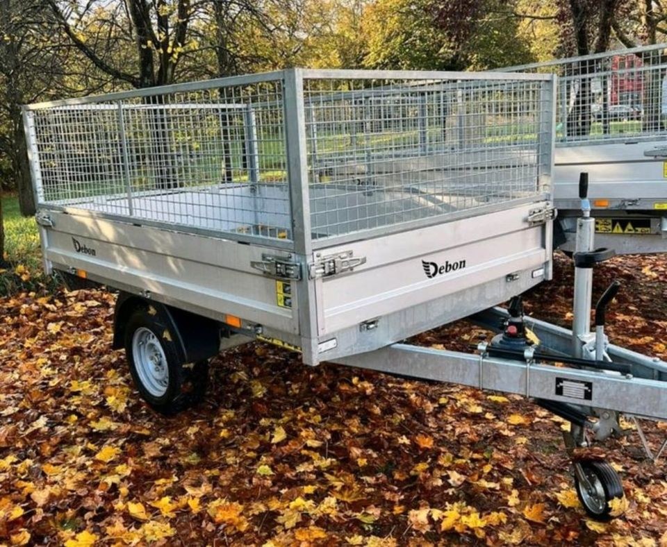 Kippanhänger Debon PW0 1300KG Kipper mieten in Sulzbach (Saar) – 3