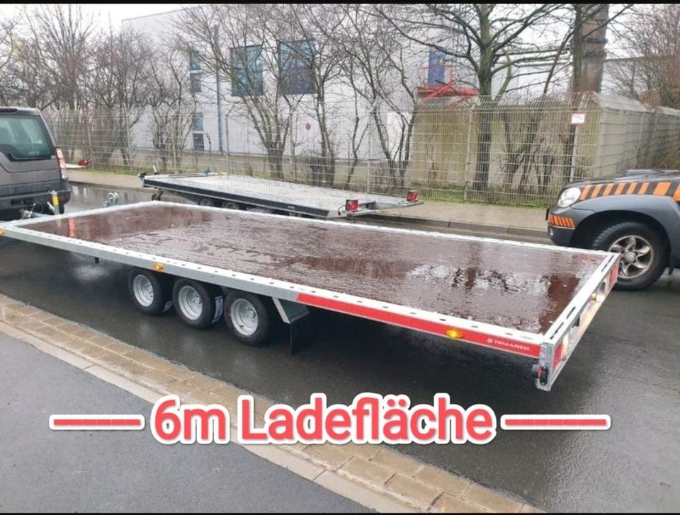 Temared GT 600 Platou Plateau Anhänger Universal mieten