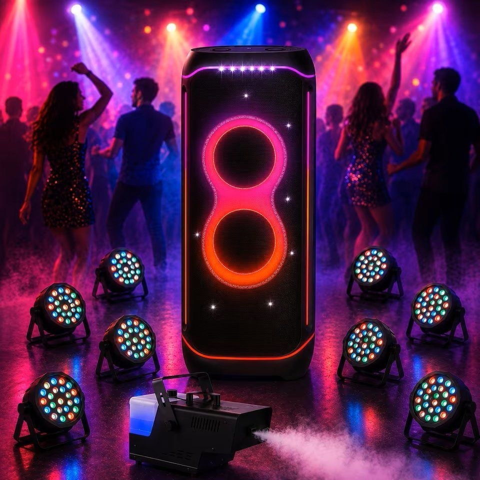 Partybox Soundanlage Lichtanlage Nebelmaschine mieten in Eppelborn
