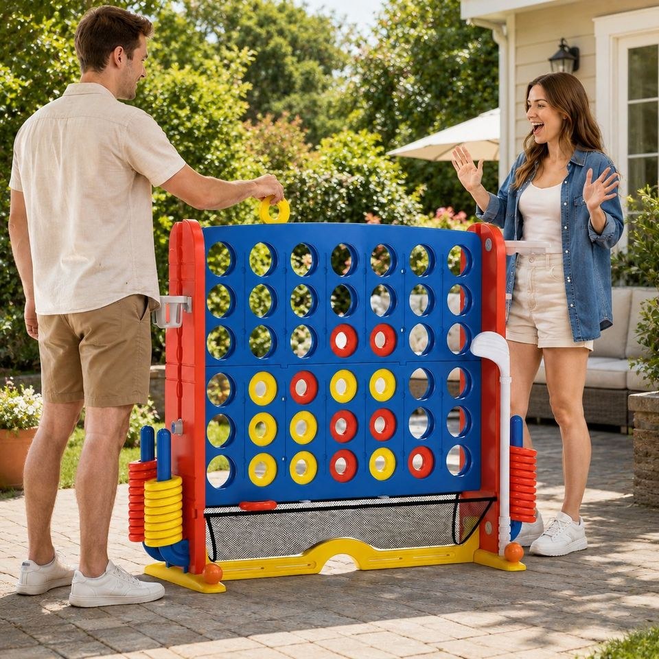 Jumbo 4 Gewinnt XXL 1 Partyspiel mieten in Eppelborn – Spiel & Spaß