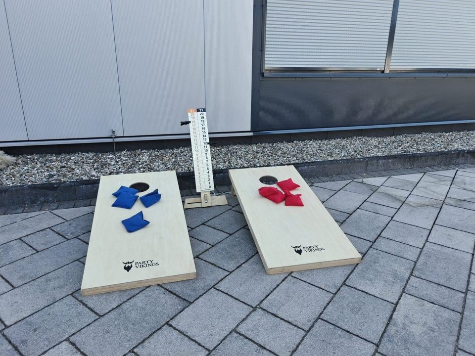 Cornhole Sackloch Spiel Outdoor mieten in Eppelborn