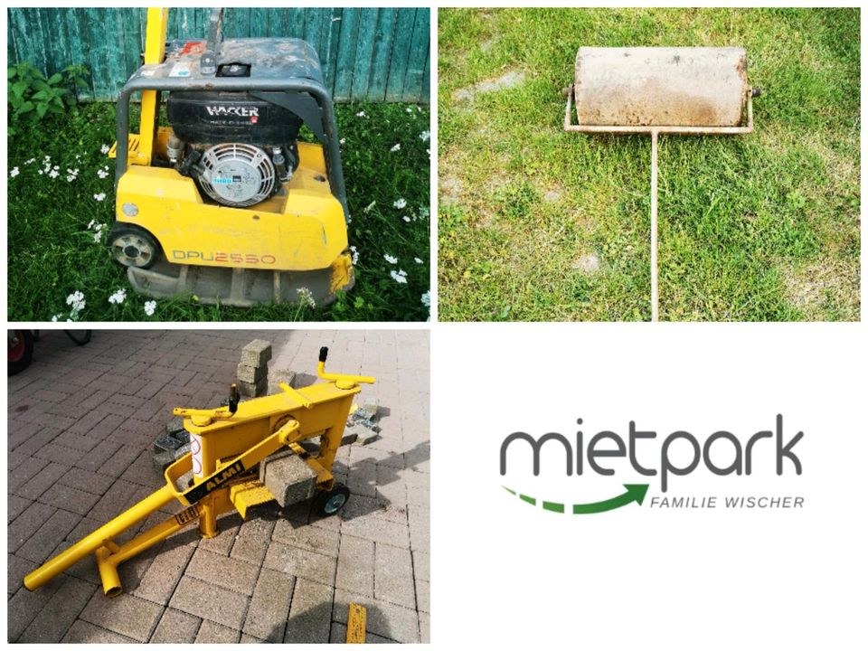 Rüttelplatte Rasenwalze Steinknacker N 170kg mieten