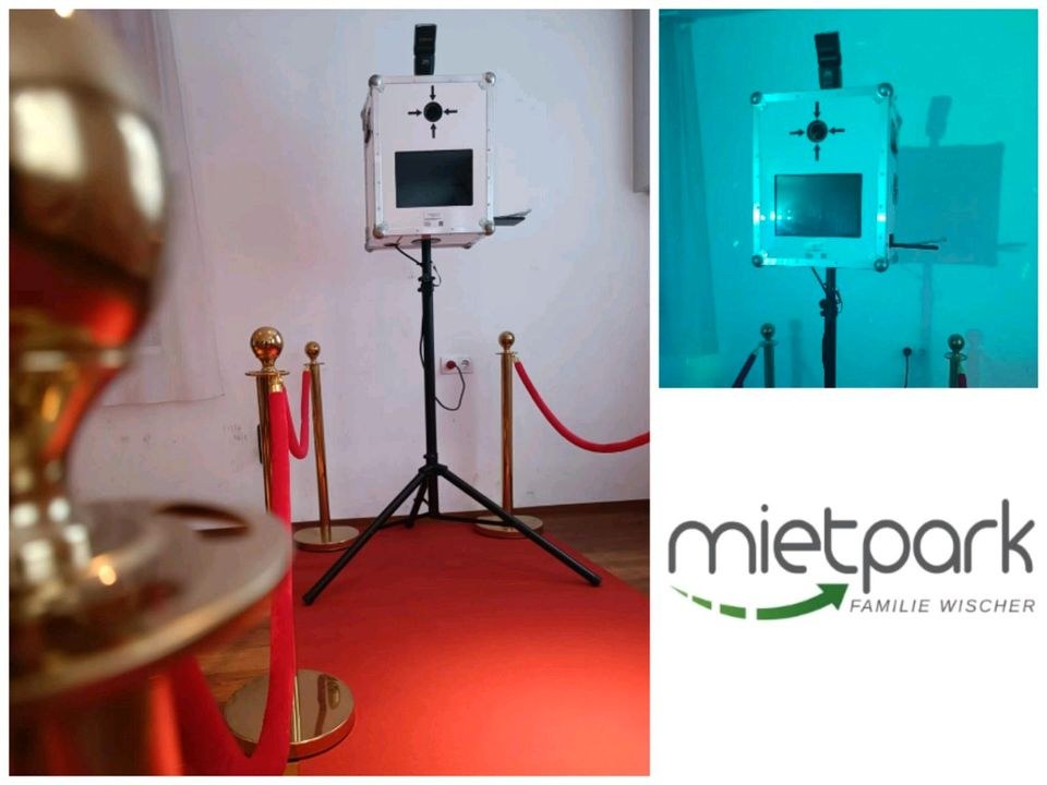 Fotobox N Jugendweihe Firmenfeier mieten bei Mietpark Fam. Wischer