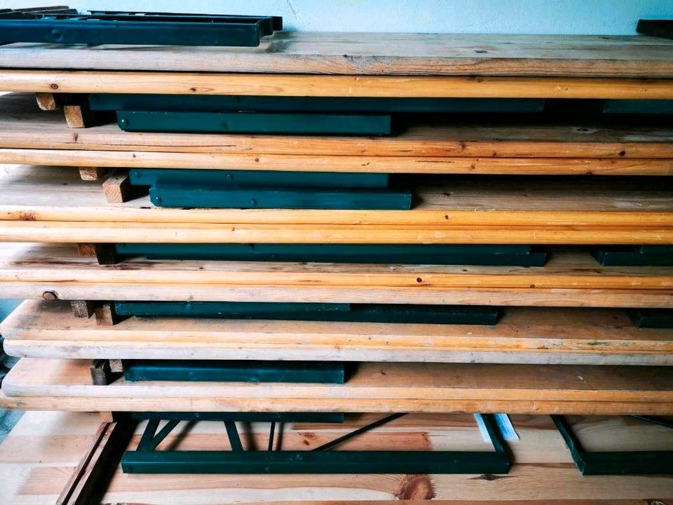 Bierzeltgarnituren N 220x70cm Stehtische 80cm mieten – 4