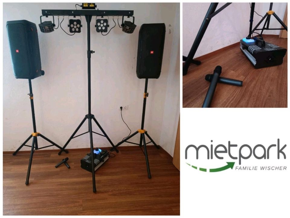Musikbox N 2x Microphone Partybox Musikanlage mieten