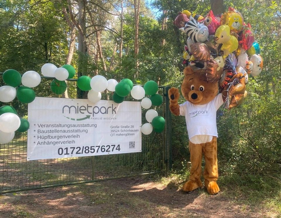 Mietbär N Maskottchen mieten bei Mietpark Fam. Wischer