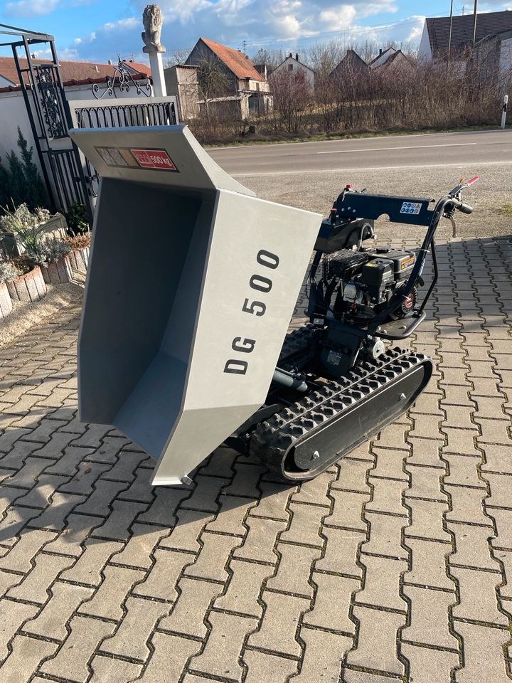 Dumper DG 550 mieten in Lauingen a.d. Donau – für Aushub & Schutt