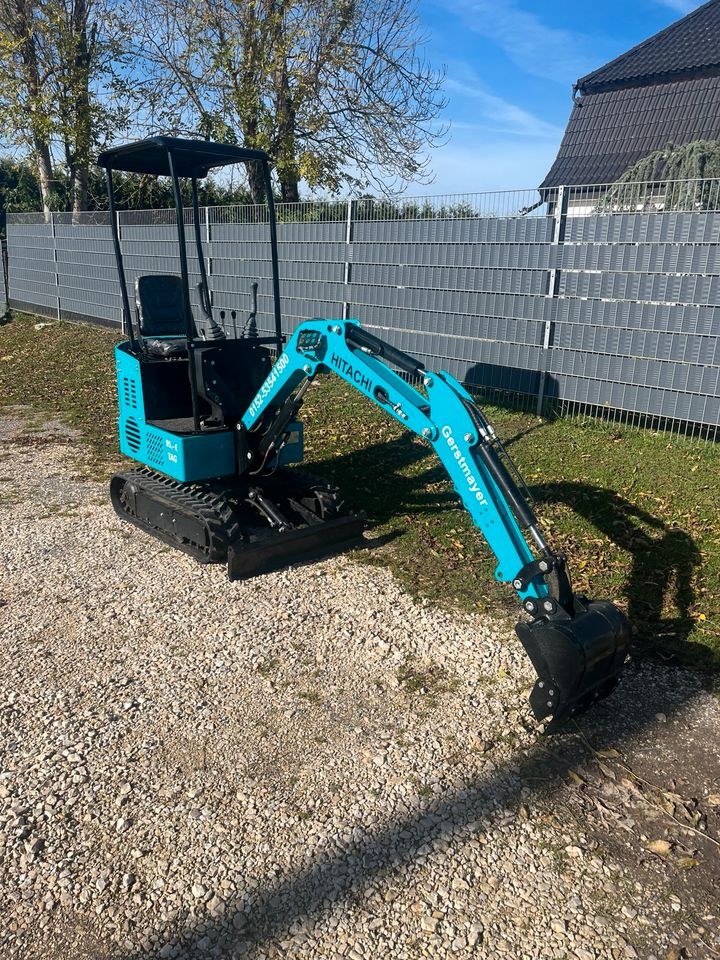 Minibagger 95 Tag 0152 53541500 mieten in Lauingen a.d. Donau