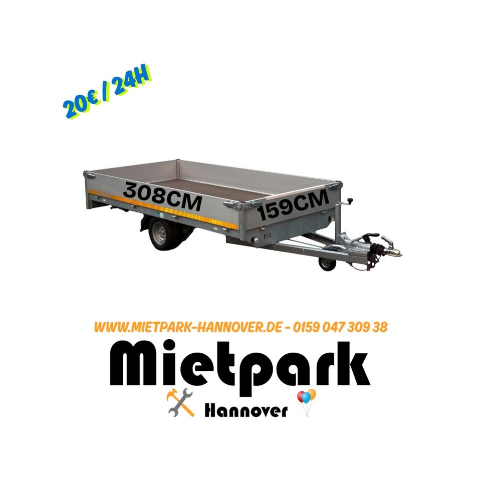 Anhänger mieten bei Mietpark - Hannover – für Umzug & Baumarkt