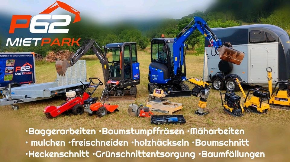 Bodenfräse Ackerfräse Motorfräse mieten bei Mietpark P62 – 4