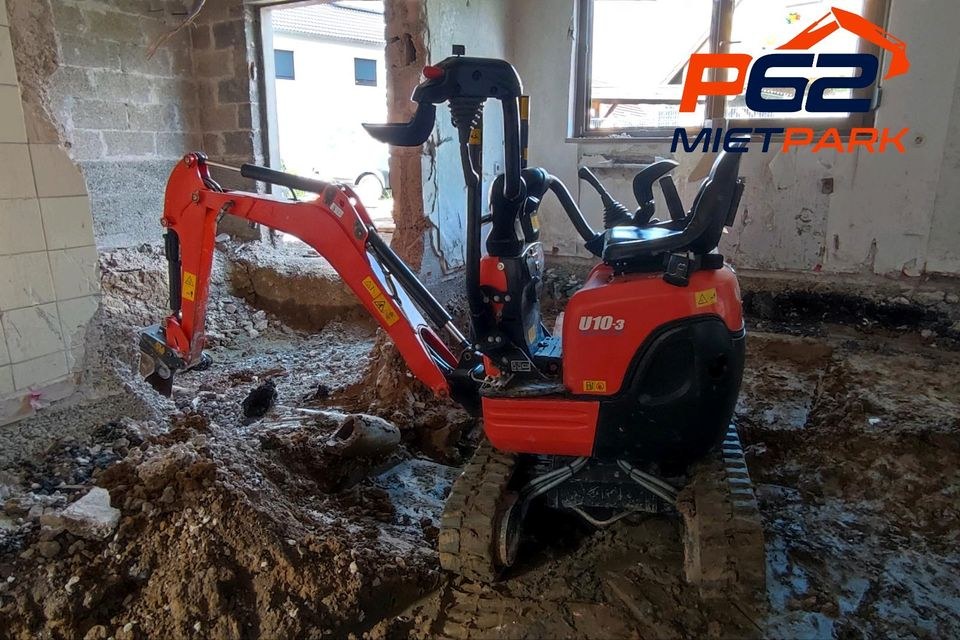 Minibagger Microbagger Bagger Baumaschinen mieten bei Mietpark P62 – 3